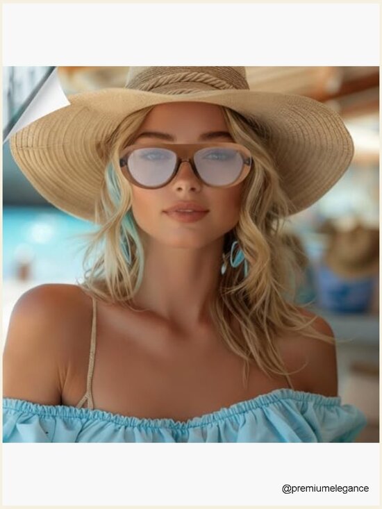 Retro 70s Large Frame Sunglasses 4 Pack UV400 Protection for Women Men main image 6